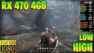 GOD OF WAR - RX 470 4GB - i5 3570 - 16GB Ram - Best Setting - 1080p offline game