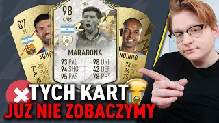 KARTY PIŁKARZY KTÓRYCH JUŻ NIE ZOBACZYMY w GRZE! 😭 | FIFA 22