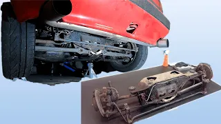 Lancia delta integrale 16v rear axle restoration - episode 1- Disassembly