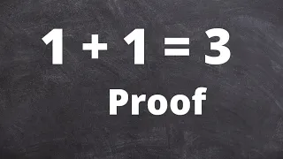 Proof 1+1=3 | how 1+1=3 | 1+1=3 | Fun mathematics | breaking rules of mathematics| pie classes