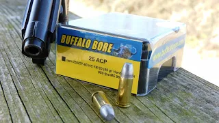 Buffalo Bore 25 ACP 60 Grain Hard Cast Ammo Test