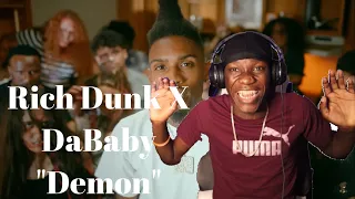 Oh Yeaa! Rich Dunk Ft DaBaby “Demon” (Official Video) REACTION
