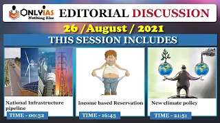 26 August 2021, Editorial Discussion and News Paper analysis |Sumit Rewri |The Hindu, Indian Express