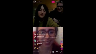 Sarah & Brendon INSTALIVE (chats w/ friends & fans)