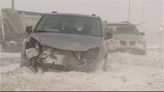 Blizzard conditions cause havoc on Winnipeg's streets