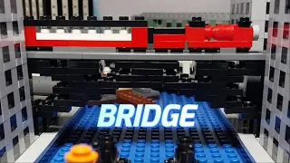 LEGO Bridge Collapse Part 1 (Tugs High Tide remake)