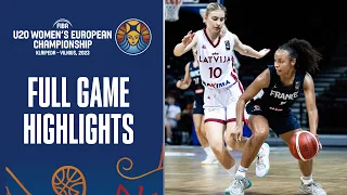 Latvia 🇱🇻 v France 🇫🇷 | Final Game Highlights | FIBA U20 Women's European Championship 2023