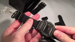How to replace strap band on Casio GShock DW5600 GWM5610 with JaysAndKays®  Convertibles® Adapters