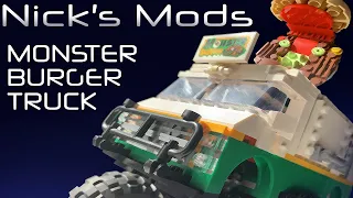 Nick's Mods Ep.6- (Actual) Monster Burger Truck -- LEGO Creator + Hidden Side Combo!)