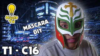 Como hacer la mascara de Rey Misterio de Cartón! - Rey Mysterio Mask DIY