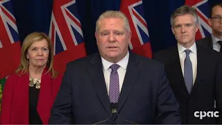Premier Doug Ford and Ontario ministers provide COVID-19 update - March 19, 2020