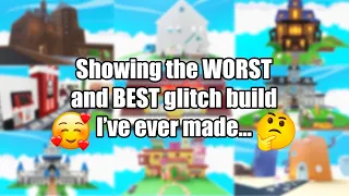 Touring my WORST and BEST glitch build! In Adopt me! Roblox