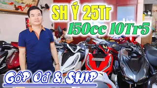 Quá Sốc SH Ý 25Tr - Raider zin 14Tr - SH 3 Cục AB - Vario Góp Ođ Có Ship Xa Tại Mạnh Quyết