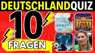 Quiz Blitz Deutschland | Teste dein Wissen mit diesem schnellen Quiz 🧠