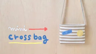 크로스백 만들기 / 나의 핸드폰가방 / hyonmade 횬메이드 / diy crossbody bag / 재봉틀