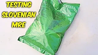 Testing Slovenian MRE (Meal Ready to Eat)