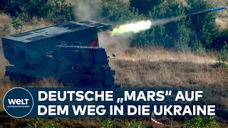 WAFFENLIEFERUNGEN: M270 MARS kommen an die ukrainische Front | WELT Hintergrund