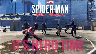 Spiderman Miles Morales Crazy Fight : Using Holo-Drones for first time