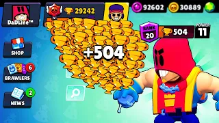 GROM NONSTOP to 500 TROPHIES - Brawl Stars
