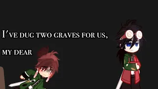 I've dug two graves for us my dear || Giyuu/Tanjiro angst || just_orange_