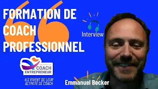 Témoignage Formation de coach professionnel | Emmanuel Becker chez MHD Formation