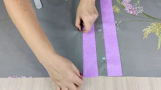 Такой красивой наволочки у вас не было! Сшить очень просто за 5 минут!DIY pillowcase