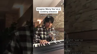 Imagine 'Marry You' by Bruno Mars as a wedding entrance?!?!