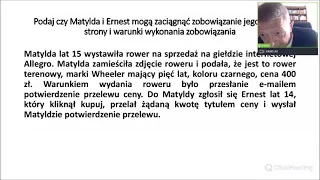 Rozwiązywanie kazusów. Zapraszamy do obejrzenia fragmentu warsztatów w grupie 17-18 latków. 🧑‍🎓.