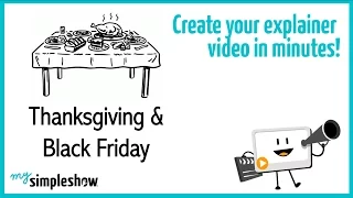 Thanksgiving and Black Friday - mysimpleshow