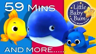 The Little Blue Whale | 1 Hour of LittleBabyBum - Nursery Rhymes for Babies! ABCs and 123s