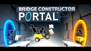 Bridge Constructor Portal Level 17 Gameplay