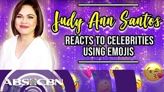WATCH: Judy Ann Santos reacts to celebrities using emojis