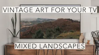 Mixed Landscapes | Turn Your TV Into Art | Vintage Art Slideshow | 1Hr of 4K HD Paintings