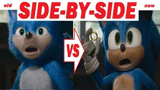 TRAILER COMPARISON | Sonic: The Hedgehog | Side by Side | Old vs New trailer comparison (2019)