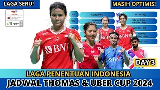 GAS POLL DI HARI KETIGA! JADWAL THOMAS DAN UBER CUP 2024~START 08.30 WIB