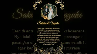 Contoh undangan digital #wedding  #shorts  #invitation