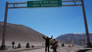 Paso Aqua Negra 4779 m 🇨🇱🇦🇷 Part 19 Projekt 1-100.000 km ⛰️First HD Panamerica on this summit 👍
