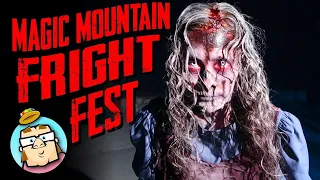 Saw X and The Conjuring Haunted Houses!  Six Flags Magic Mountain Fright Fest!  Full Experience!