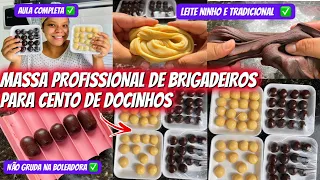 🔥VÃO FICAR COM RAIVA MAS VOU COMPARTILHAR! MASSA PROFISSIONAL DE BRIGADEIRO PARA CENTO DE DOCINHOS