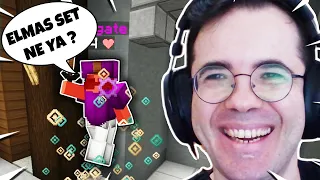 ELMAS SET ALINCA SİNİRLENEN RAKİP 🤬 Minecraft BEDWARS