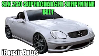 Mercedes SLK 230 SuperCharger Belt/Tensioner Pulley Change