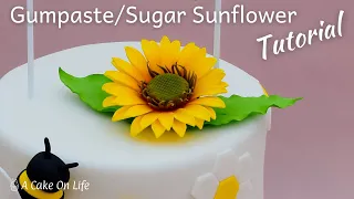 How To Make A Gumpaste/Sugar Sunflower