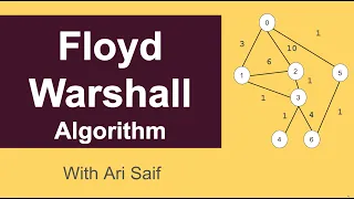 Floyd–Warshall algorithm explanation in 9 minutes