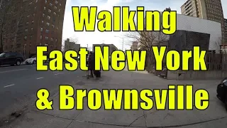 ⁴ᴷ Walking Tour of East New York & Brownsville, Brooklyn, NYC - Pitkin Avenue