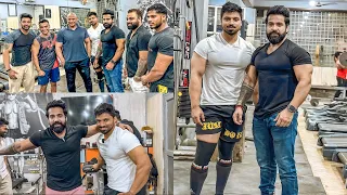 BADE BHAI KE SAATH WORKOUT 🔥 MEETING ​⁠​⁠@RajveerFitnessSeries