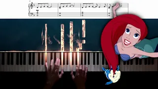 The Little Mermaid − Part of Your World − Piano Cover + Sheet Music