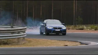 Uusi BMW M5 Markku Alénin ratakäsittelyssä  (Teknavi 2018)