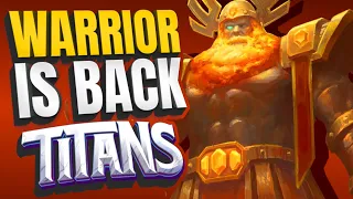 WARRIOR IS BACK!* Control Warrior feat. Odyn Win Condition! | TITANS Early Gameplay