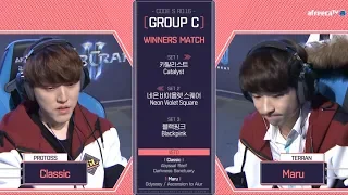 [2018 GSL Season 1]Code S Ro.16 Group C Match3 Classic vs Maru