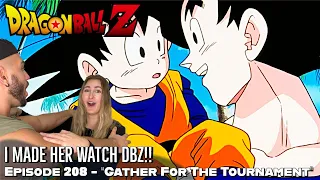 GIRLFRIEND'S EMOTIONAL REACTION TO GOKU COMING BACK TO EARTH! GOTEN FINALLY MEETS GOKU!! DBZ Ep. 208